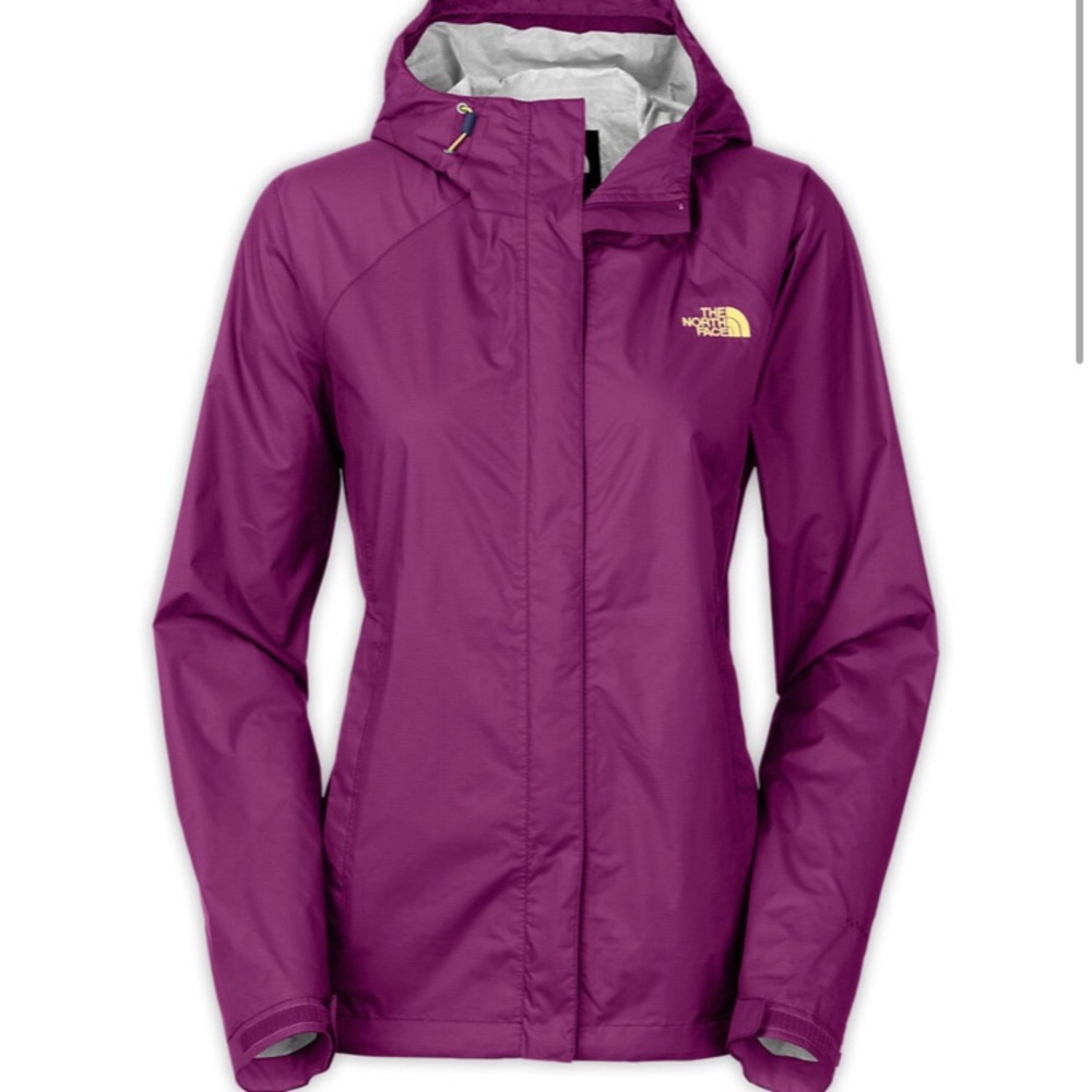 Purple NorthFace Rain Jacket L Gently Worn